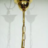 Murano chandelier with pink tassels with 3 lights