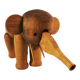 Wooden elephant, designed by Kay Bojesen, Denmark 1970s.
