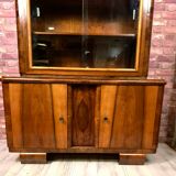 Renovated art deco display cabinet - credenz, 1930s