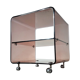 Bedside or end table in plexiglass Michel Dumas