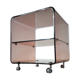 Bedside or end table in plexiglass Michel Dumas