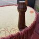 Paire de chauffeuses crapaud velours rose