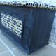 Wooden storage chest or bed end with padded top - Totally real