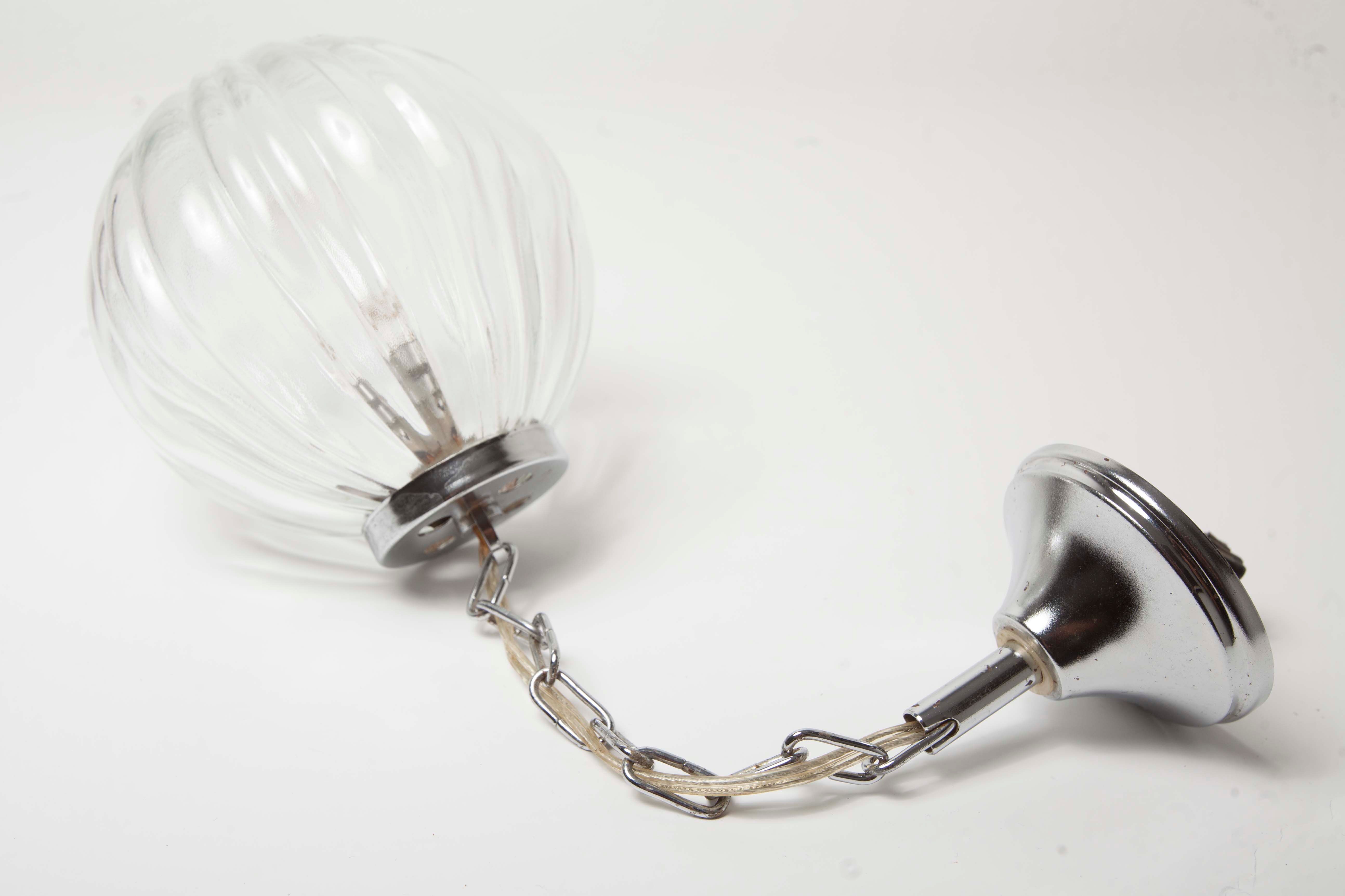 Ball suspension with chrome chain, 1960