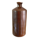 Vintage Bourne Deney stoneware liqueur bottle with pouring spout.