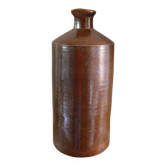 Vintage Bourne Deney stoneware liqueur bottle with pouring spout.