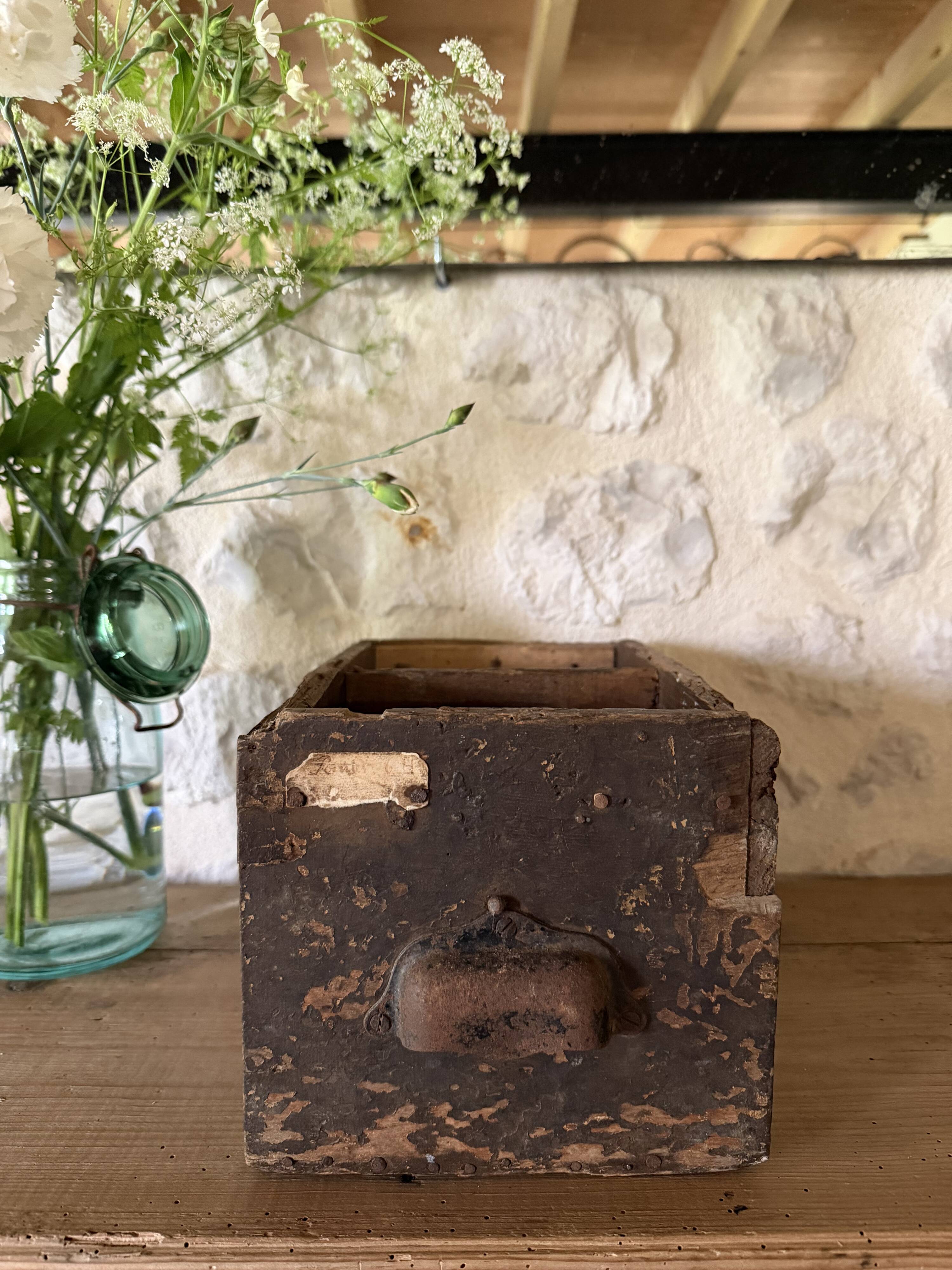 Wooden craft box