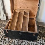 Old wooden plumber's box