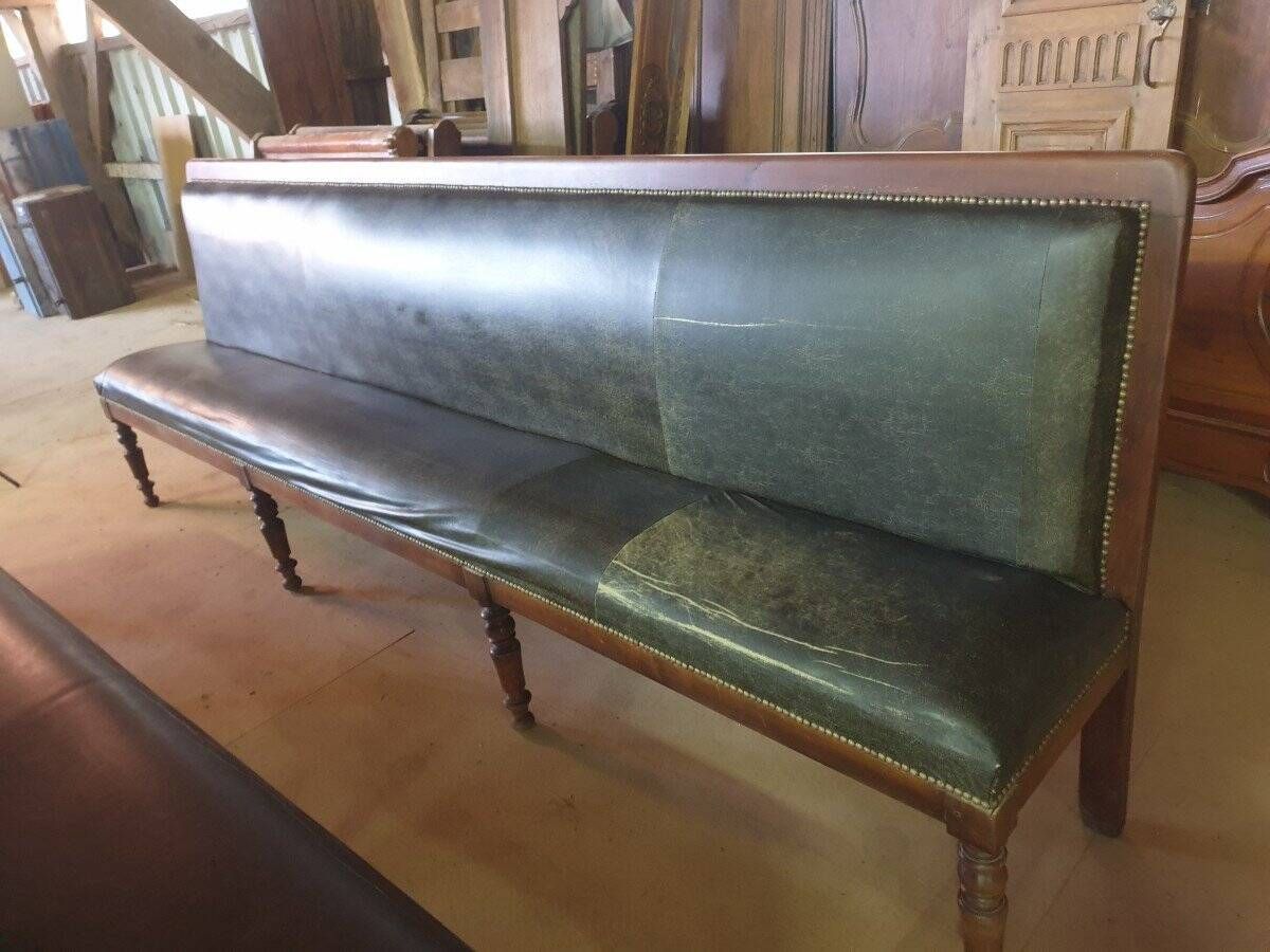 Elegant Pair of Long Café Benches - Early 20th Century