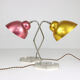 Mid-Century Red Table Lamp, 1960s