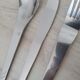 18 stainless steel Space Age place settings / Spoon Fork Knife
