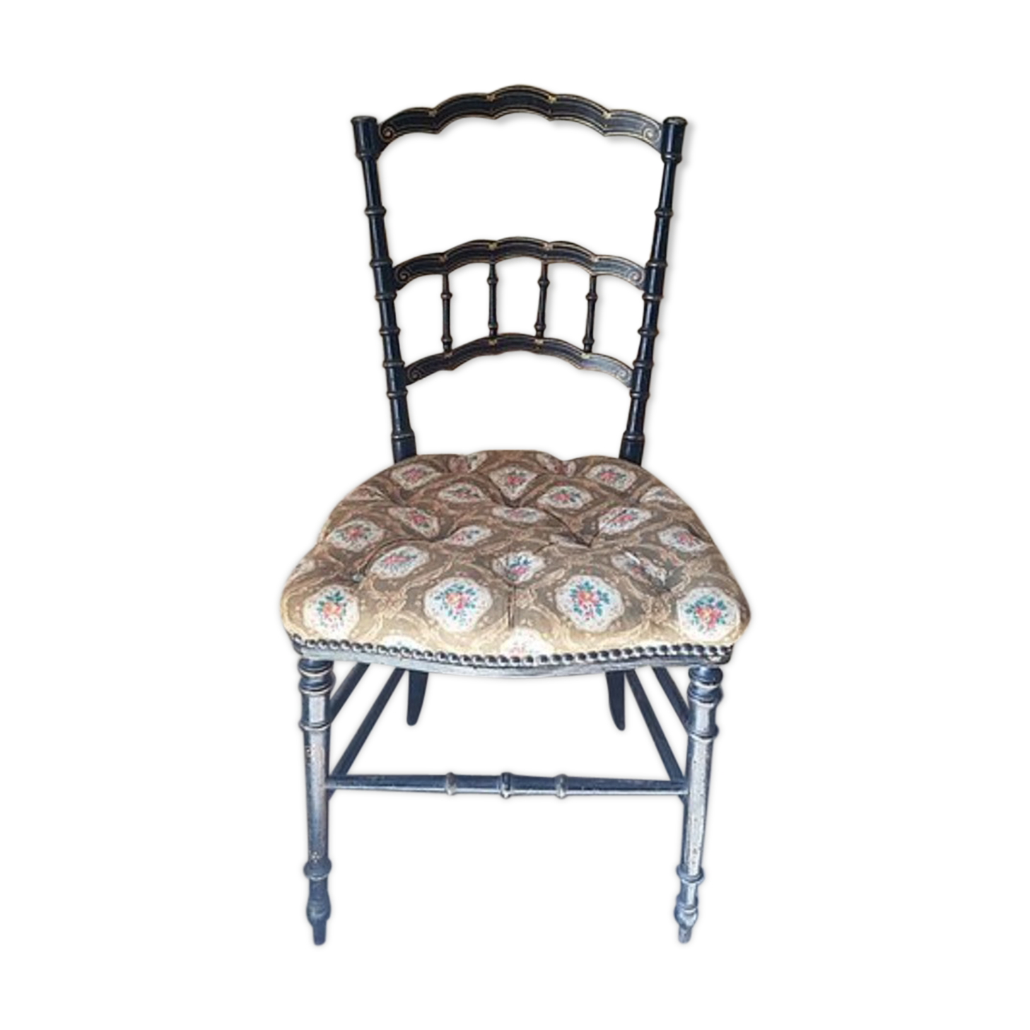 Chaise noircie Napoléon III
