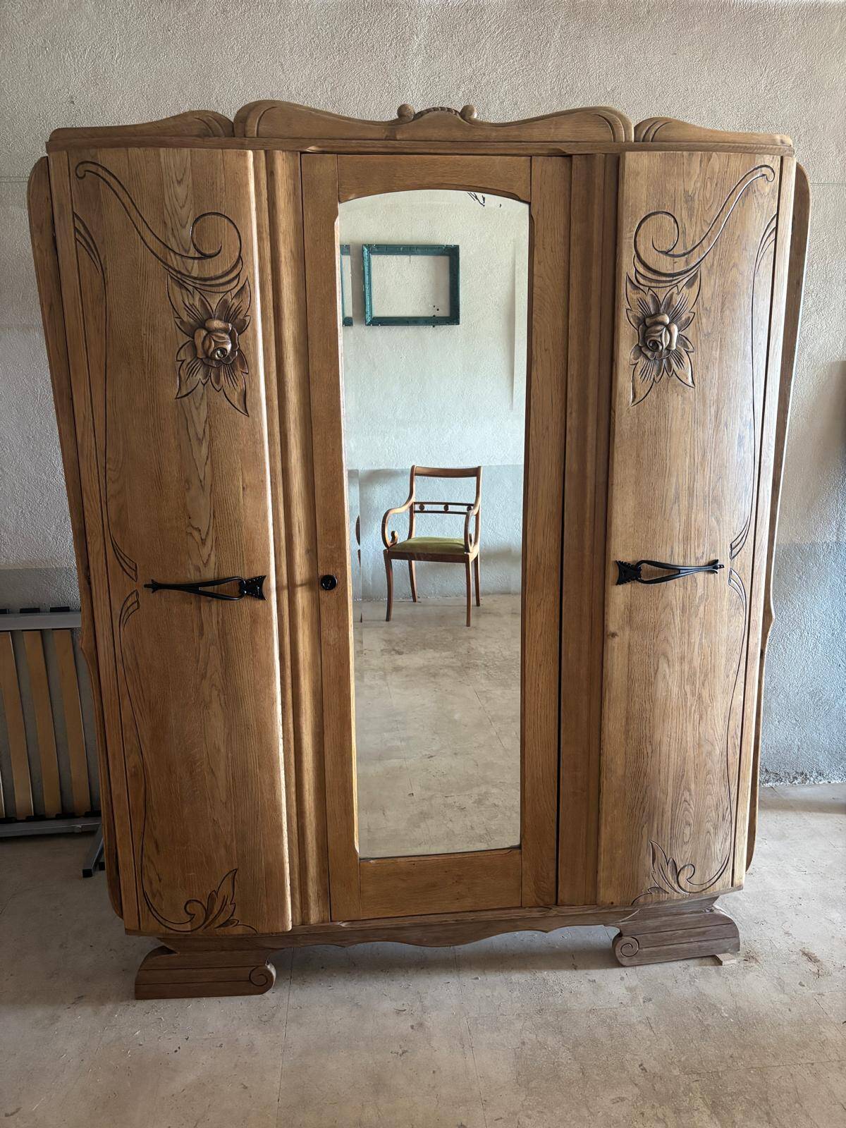 Antique flower cabinet