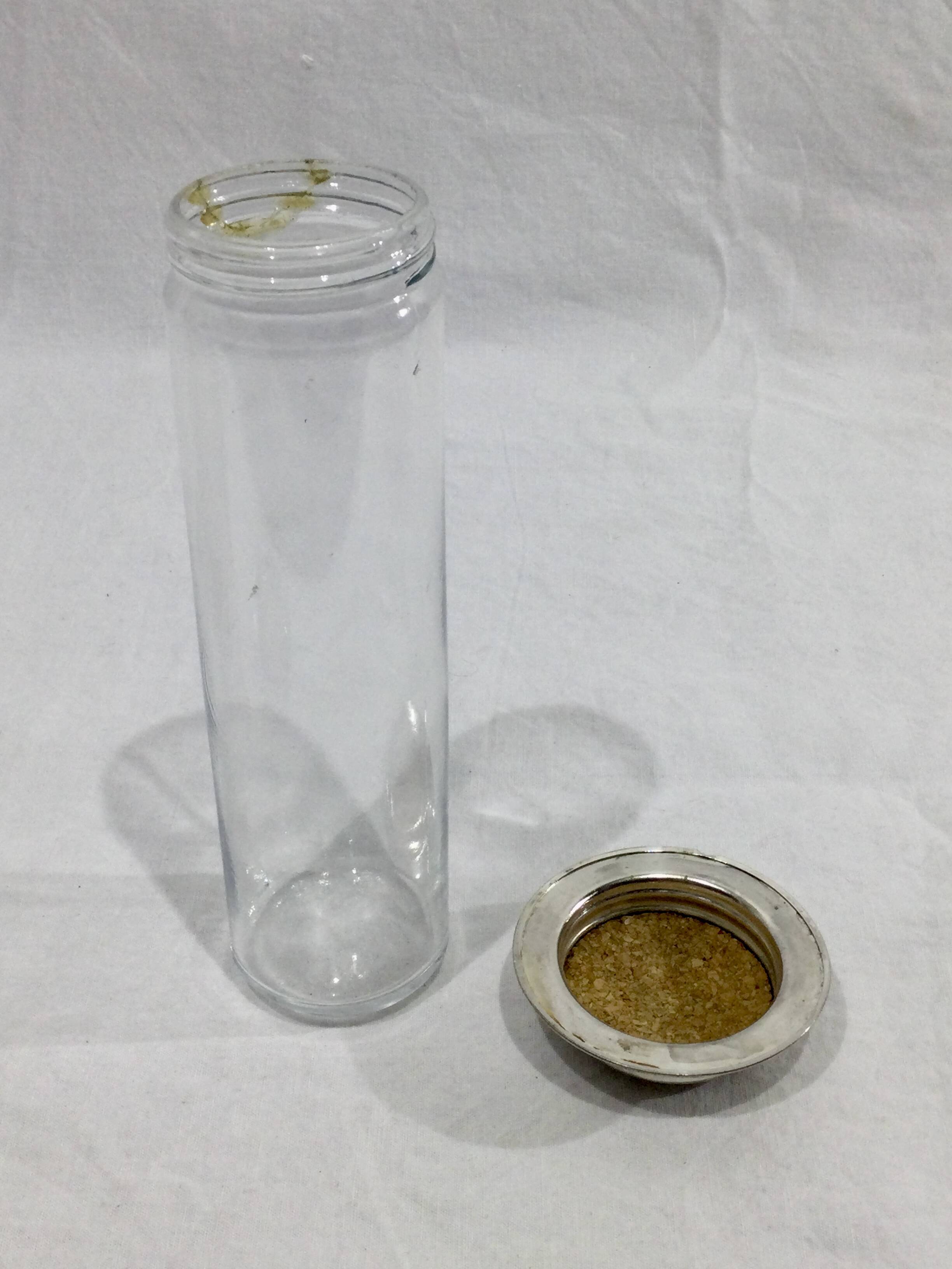 Crystal and silver-plated jug