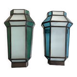 Set of 2 oriental wall lights