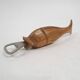 Vintage wooden fish bottle opener, 1970's