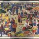 Vintage mdi school poster "the market, the fair