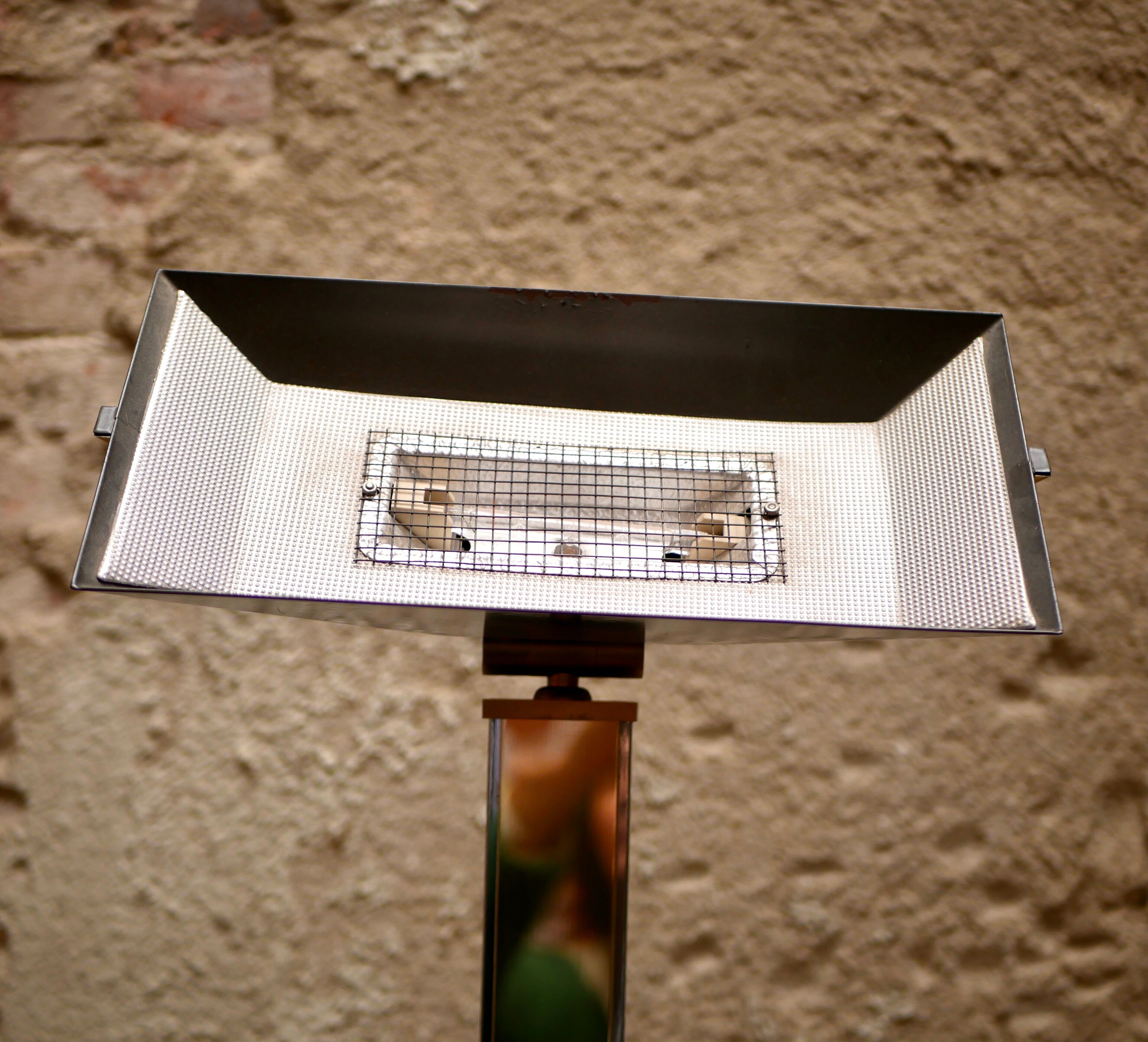 Italian art deco halogen lamppost