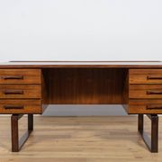 Mid-Century Rosewood Freestanding Desk by Torben Valeur & Henning Jensen for Dyrlund, 1960s
