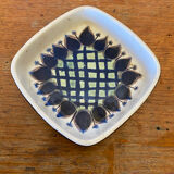 Antique Royal Copenhagen Ceramic Painted White Blue Vintage Empty Pocket