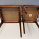 Set of two mid-century side tables in rosewood designed by bent silberg for furniture of denmark.