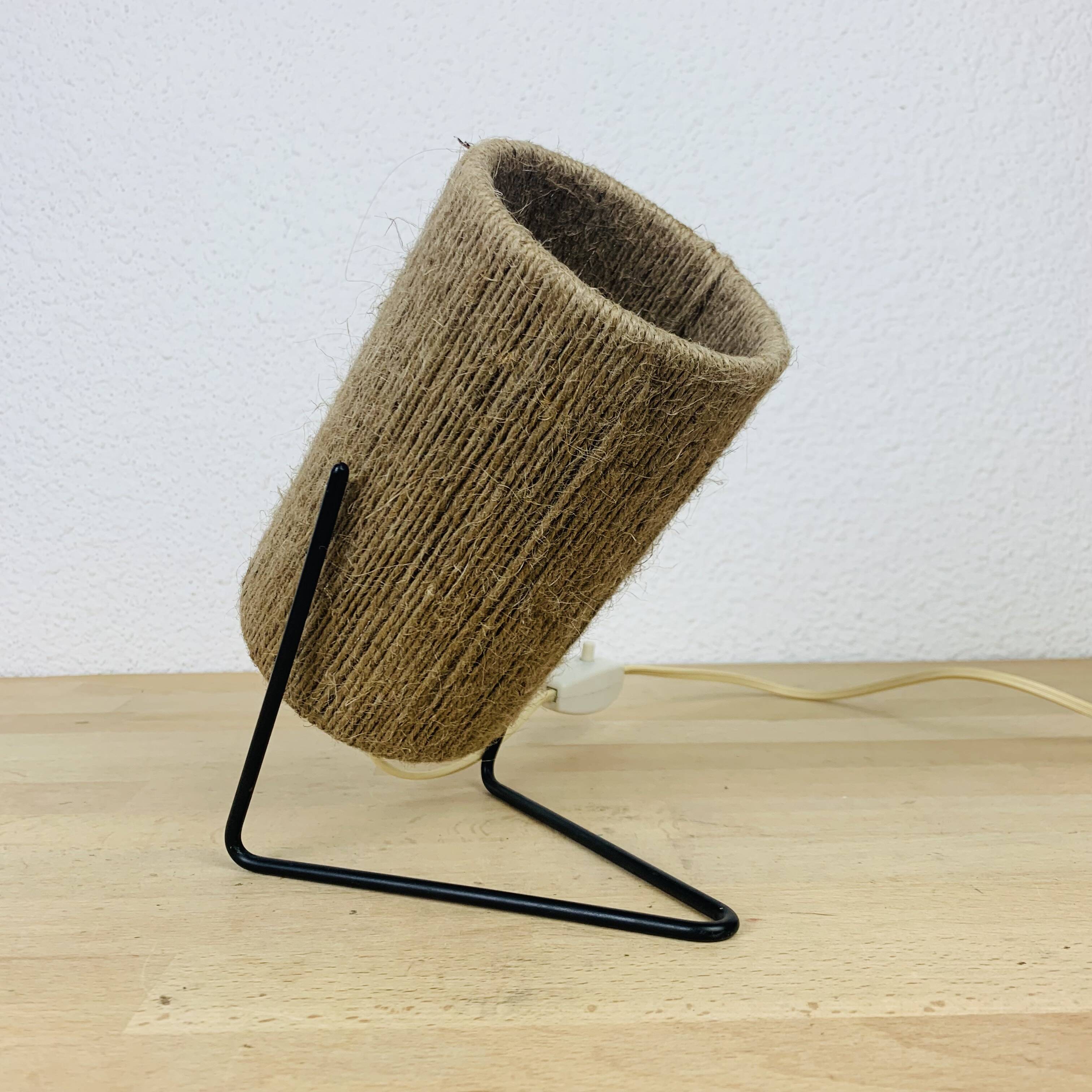 1950s cord lamp, wall light