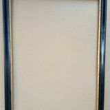 Black lacquered frame Napoleon III leaf 62.3 x 45.9 cm