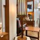 Lampadaire en palissandre