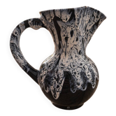 Flamed stoneware carafe - souvenir from Vercors