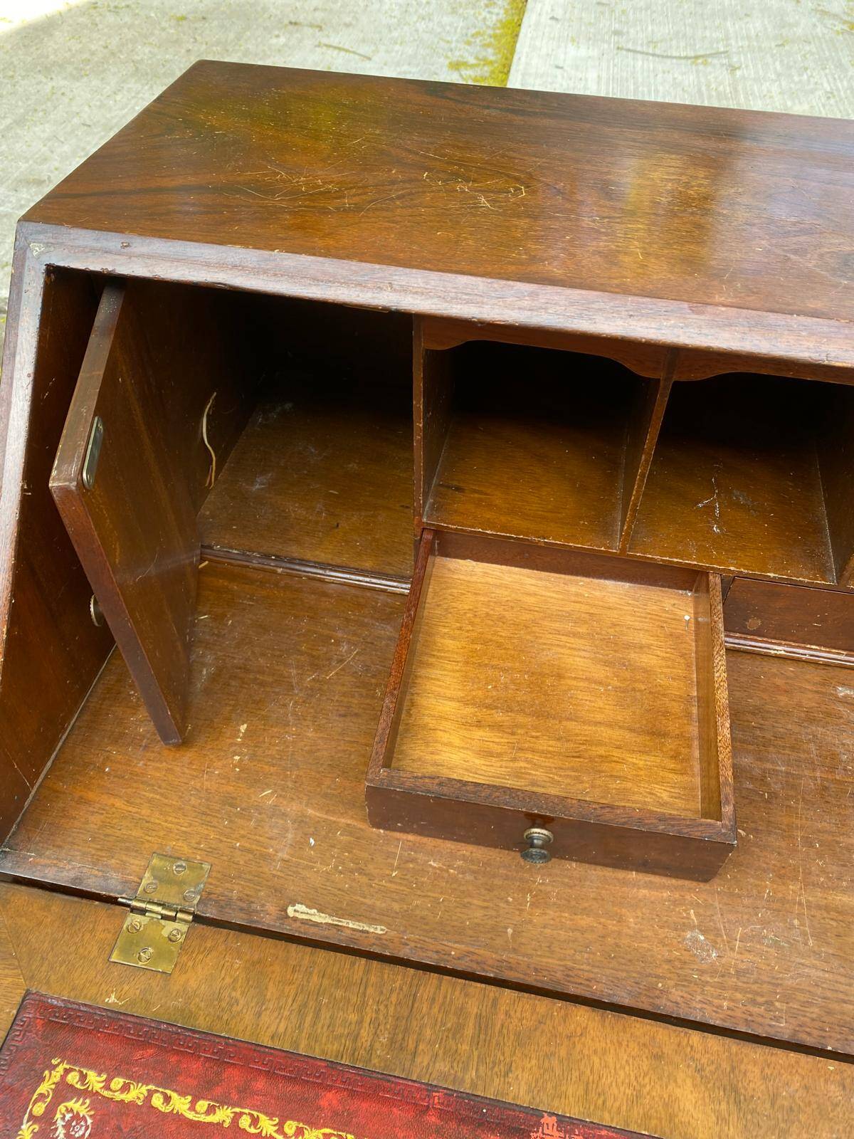 Secrétaire Chippendale en bois du XIXème