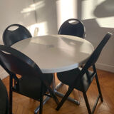 Castiglioni folding table & chairs 1965