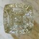 "Ice Cube" candle holders in solid glass attributed to Peill & Putzler - All