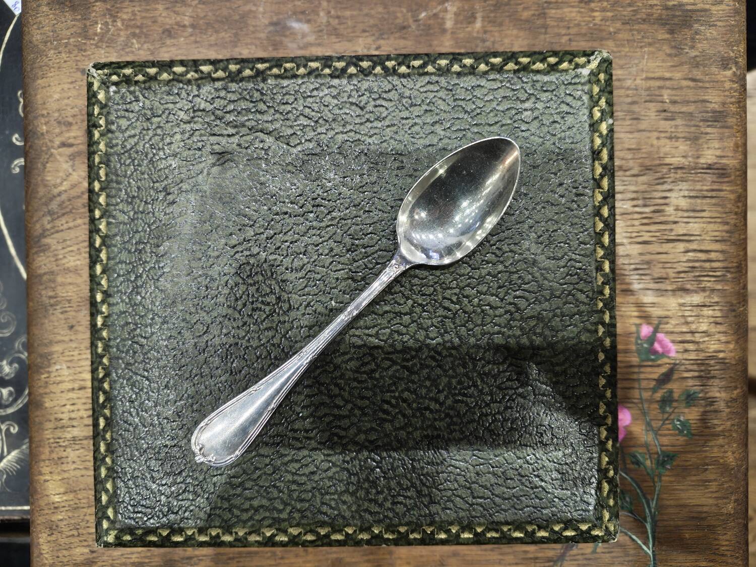 Christofle spoons model Crossed Ribbons