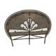 Tête de lit rotin peacock