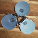 Suspension 3 chrome globes