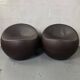 Brown Leather Ball Chair by Finn Stone