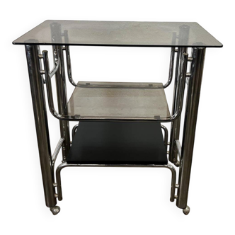 Vintage chrome shelf / audio unit / TV unit