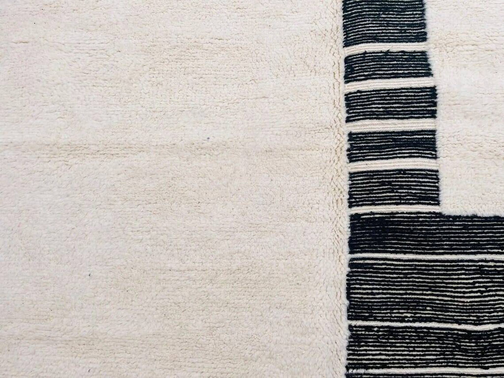 Tapis berbere en laine naturelle