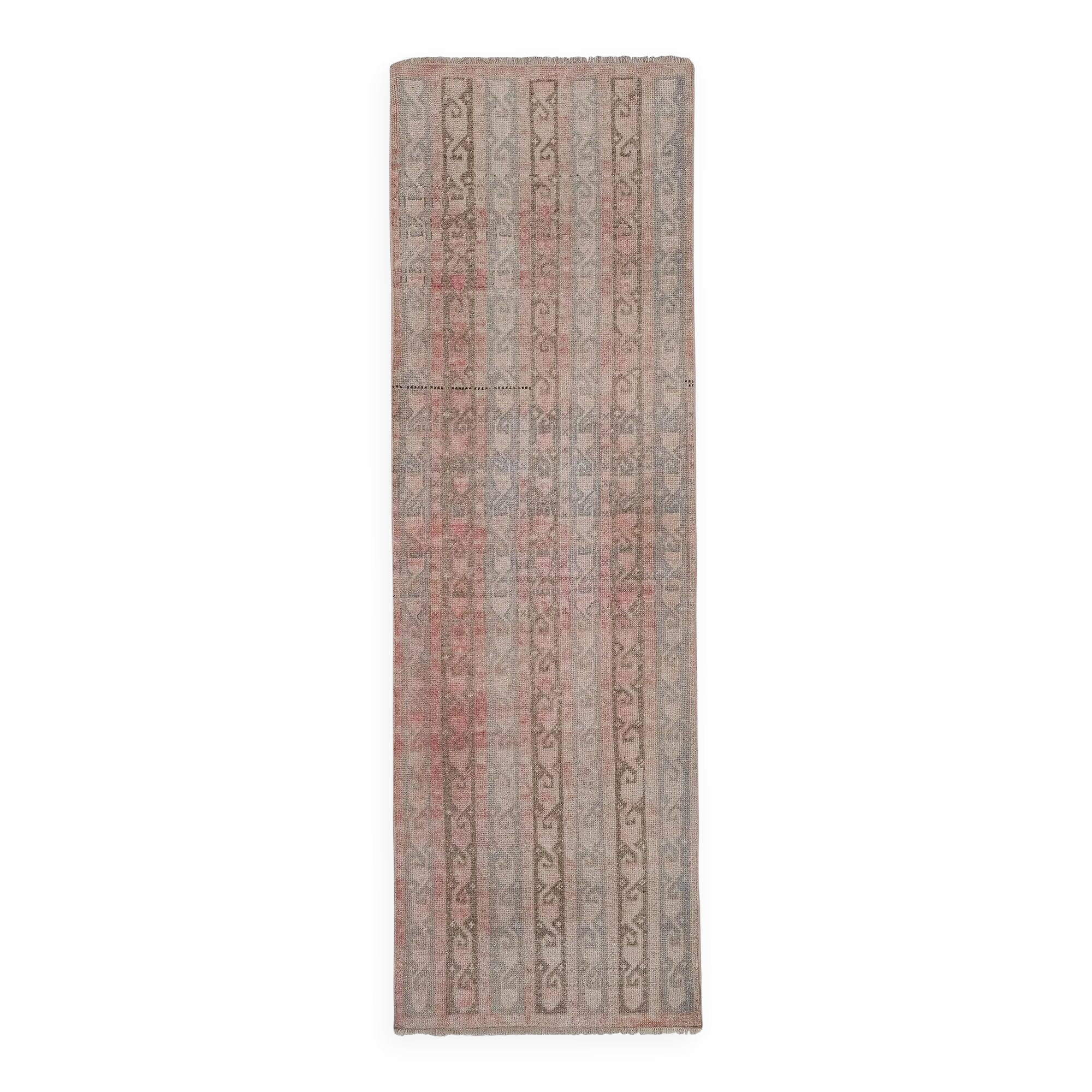 Vintage Turkish hallway rug 75x230 cm