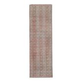 Vintage Turkish hallway rug 75x230 cm