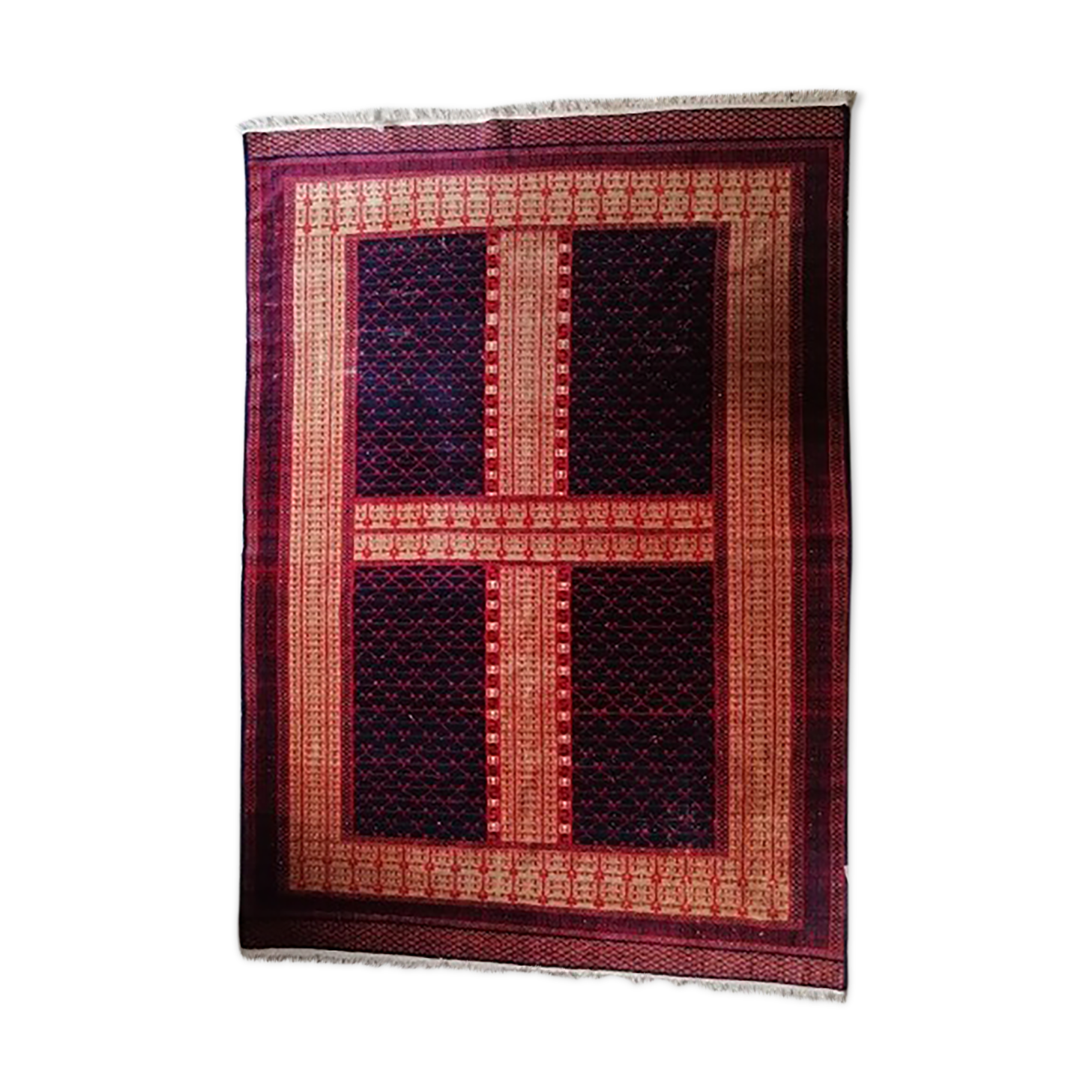 Vintage pakistan bukhara carpet  220x300cm