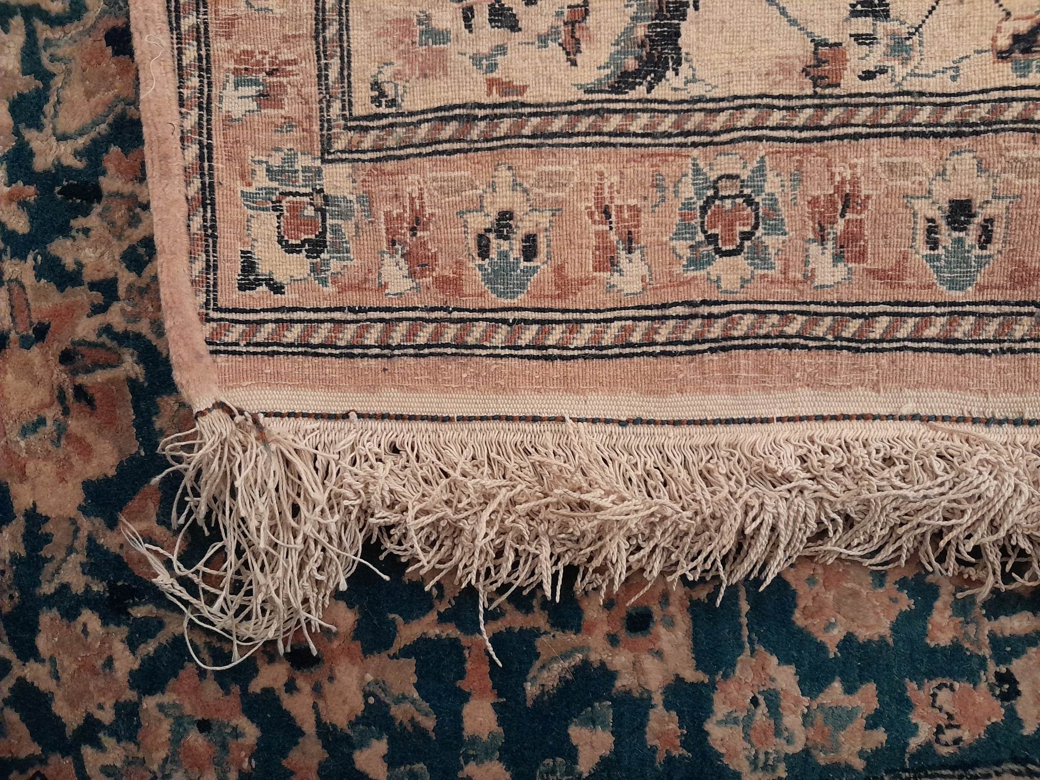 Handmade Pakistani Nain rug 166x116cm
