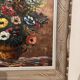 Oil Painting Canvas Bouquet Flowers Still Life Signed Robert Mogis