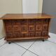 Trade furniture, apothecary in oak, late 19th century.