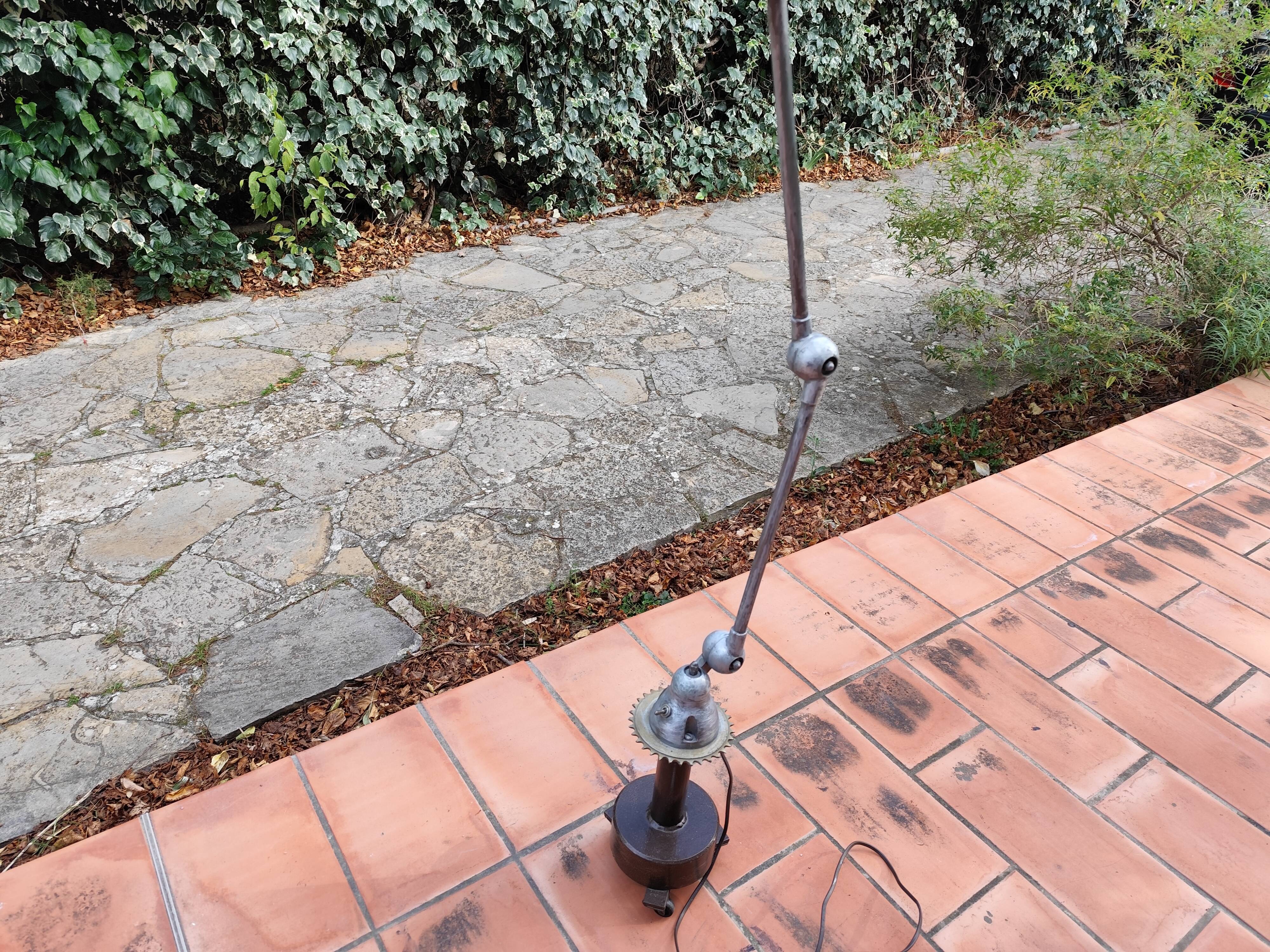 Jieldé Floor Lamp, 2-Arm Vintage Table Lamp, 50s/70s