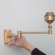 Pair of brass sconces 60/70s