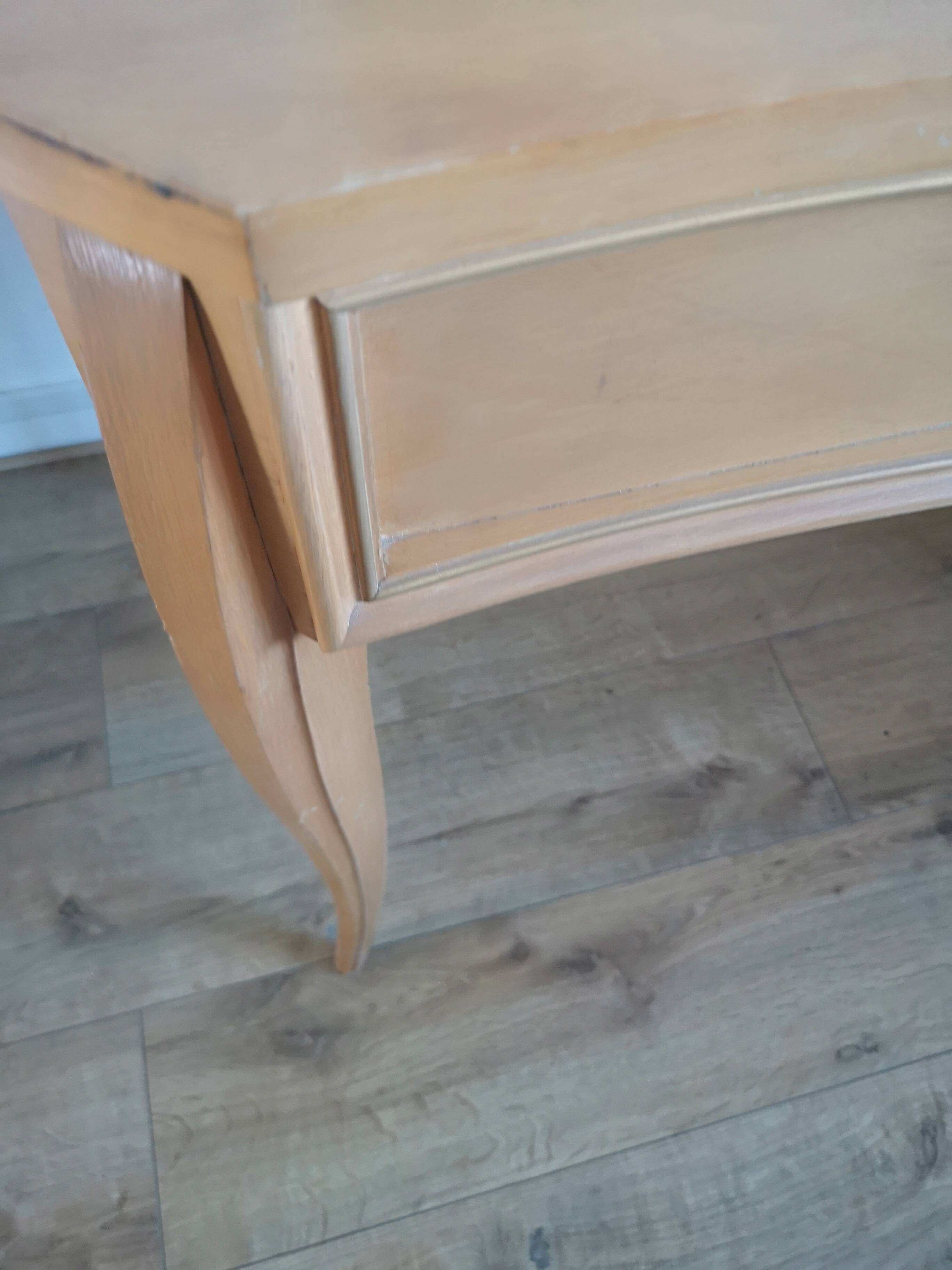 Original 1950s dressing table in light veneer wood
