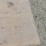 Old brutalist oak farmhouse coffee table