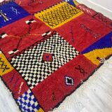 Handmade Moroccan Berber carpet 247 x 200 CM