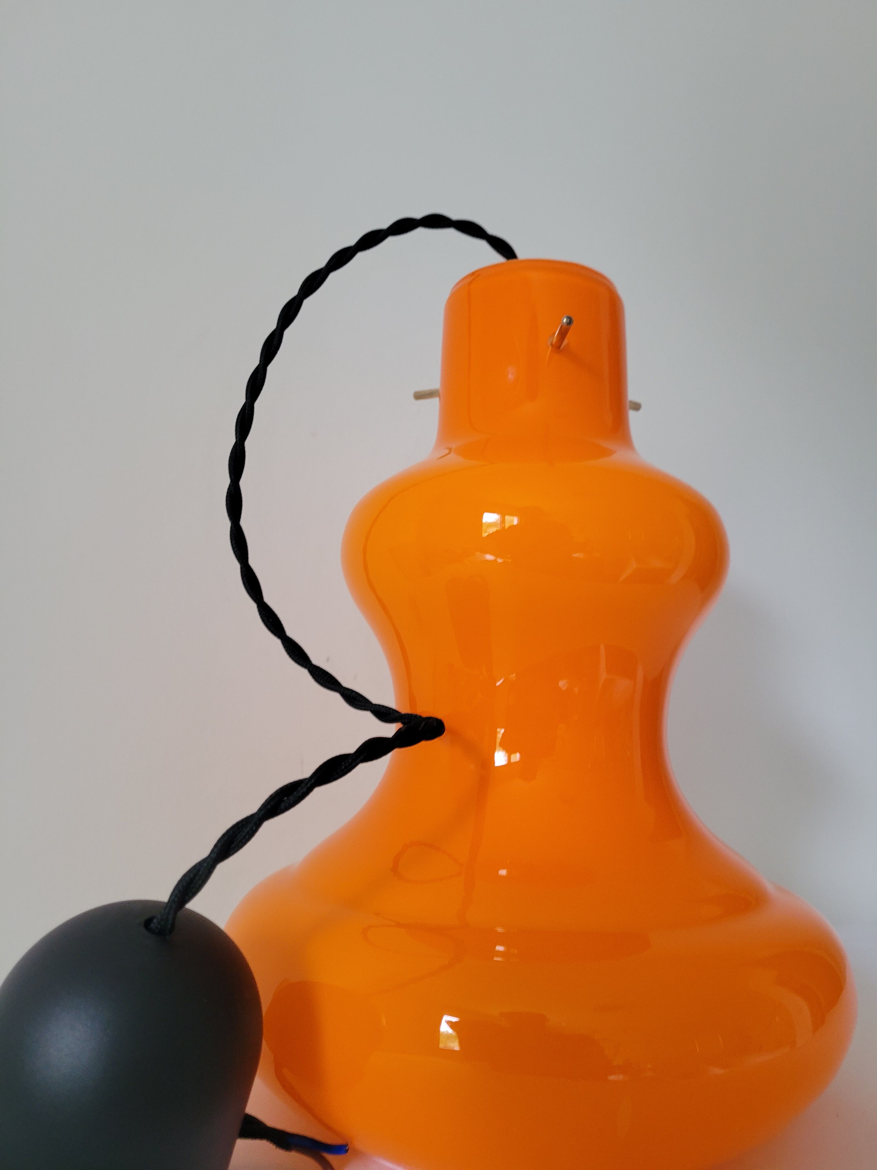 Suspension en opaline orange Targetti Sankey